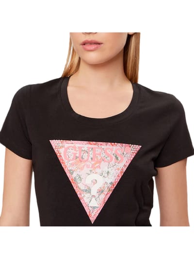 Guess dames T-shirt met tropische print