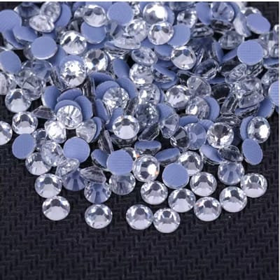 BamBella® - SS6 - Wit doorzichtig Hotfix strass Steentjes - 1440 stuks - strass stenen glitters nail art kleding versieren