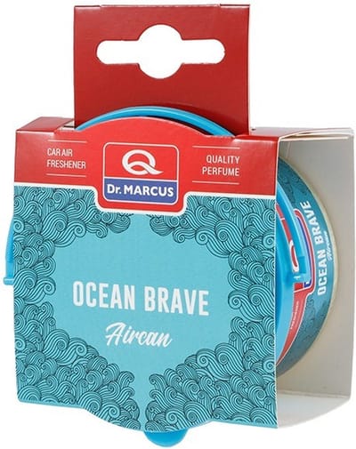 Dr. Marcus Aircan Ocean Brave luchtverfrisser met neutrafresh technologie - Autogeurtje voor in de auto, thuis of kantoor - Tot 60 dagen geurverspreiding 40 gram
