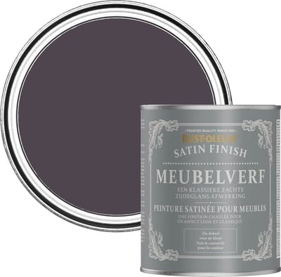 Rust-Oleum Donkerpaars Meubelverf Zijdeglans - Druivensap 750ml