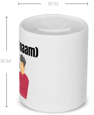 Akyol - fotograaf man grijs haar met eigen naam Spaarpot - Fotograaf - fotografen - leuk cadeau voor iemand die houd van foto's maken - cadeau - kado - 350 ML inhoud