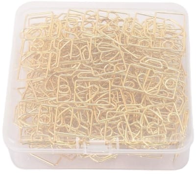 Dailygoods- Paperclips 80 Stuks - Cameravormig - Metalen Papierklem - Schattige Bladwijzer - Plannerclip - Duurzaam IJzer - Bindmiddelen