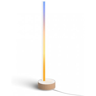 Philips Hue gradient Signe tafellamp - wit en gekleurd licht - houtkleurig