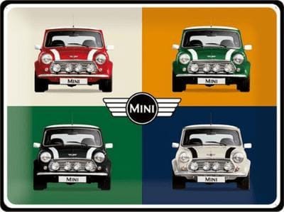 Wandbord - mini pop art -30x40-