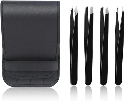 Pincetten Set - Precisie Tangen - Nauwkeurig Werken - Set van Vier - 4 Stuks - Zilver