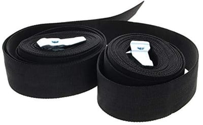 Sjorbanden 38 mm x 3,5 m voor het Bevestigen van Vracht - 300 kg Belastbaarheid - Polypropyleen Cam Gesp - 2 Stuks