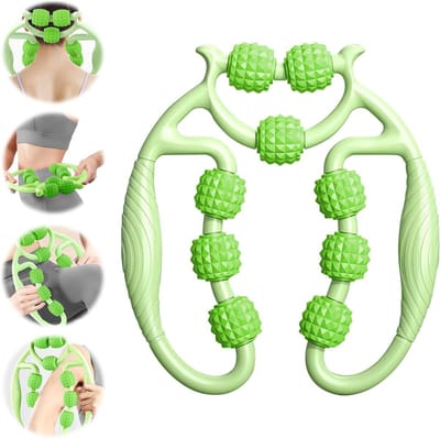 360° Spiermassage Roller voor Benen en Nek - Effectieve Massage voor Spierherstel en Ontspanning