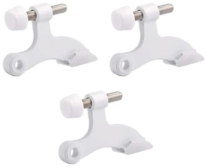 Verstelbare Luxe Heavy Duty Deurstopper met Rubberen Bumpertips – 3 Stuks