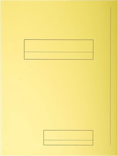 Exacompta 5x SUPER 210 - Pak van 50 mappen met 2 kleppen - 24x32cm - - Kanariegeel - 335005E