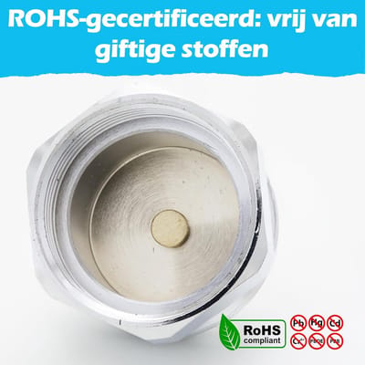 Set van 2 Metalen Adapters M28 x 1.5 naar M30 x 1.5 voor Thermostaatkranen