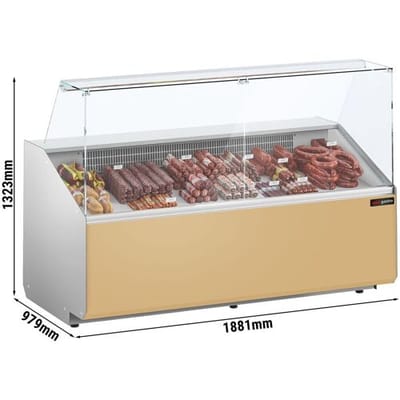 GGM Gastro Kühltheke - 1900mm - Frontblende Beige