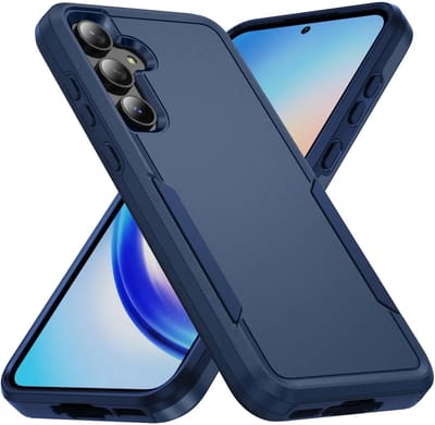 Back Cover Geschikt voor Samsung Galaxy A35 | Rugged Hoesje | Beschermhoes | Schokbestendige Hardcase | Shockproof | Tegen Vallen | Blauw