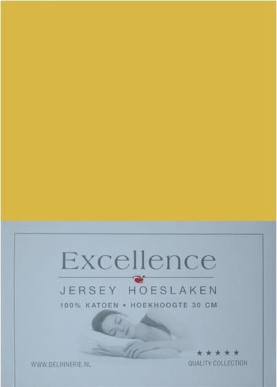 Excellence Jersey Hoeslaken - Eenpersoons - 90/100x210/220 cm - Bamboo