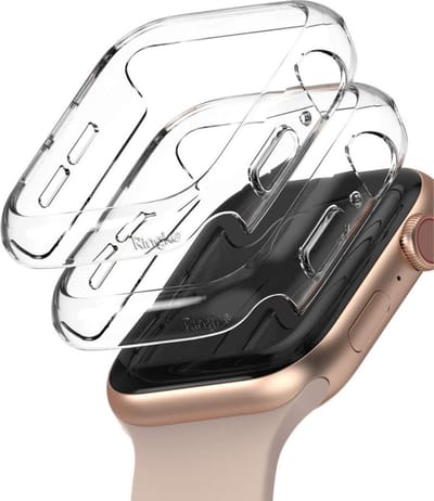 Ringke Slim - (2P) Hoesje Geschikt voor Apple Watch 40MM Hoesje - Extra Dun - Transparant (2-Pack)