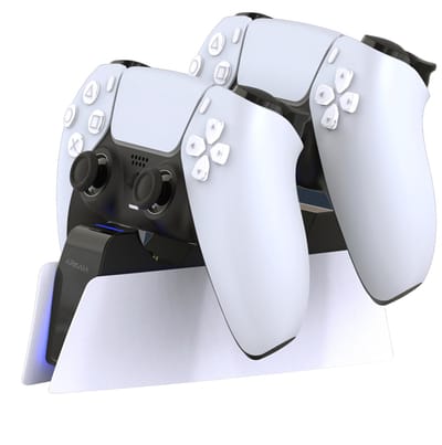ARKAIA® Oplaadstation geschikt voor Playstation 5 | Geschikt voor Sony PS5 Controller | Dual charge | LED Indicatie | Charging station