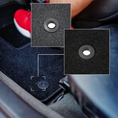 Complete set veloursmatten voor: Toyota RAV4 II 2WD 3-deurs (2001-2005)