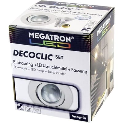 Megatron MT75401 MT75401 Inbouwlamp LED GU10, GU5.3 5.5 W Wit