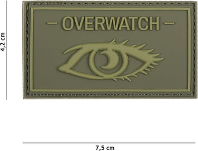 101 Inc Embleem 3D Pvc Overwatch Groen  19034