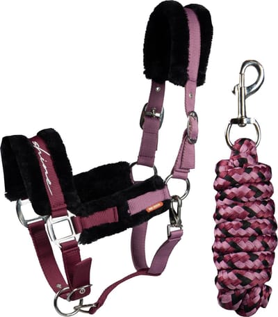 Red Horse - Halster Set - Ride & Shine - Paars - Mini