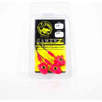 Tackle Tactics TT Demonz Jig Head 3/8oz 2/0H 3/pack Roze (7167)