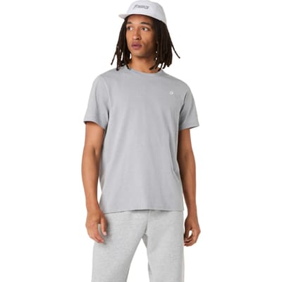 ASICS Spiral Embroidery Hardloopshirt Heren-grijs