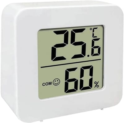 Digitale thermometer en hygrometer met LCD-display voor binnengebruik - Draadloos meetapparaat voor temperatuur en luchtvochtigheid (3 stuks)