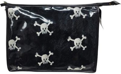 Vagabond - Toilettas - Giant Holdall - "Jolly Roger" - Afwasbaar - Gelamineerd Katoen - XXL - Afmeting 31 x 9 x 23 cm.