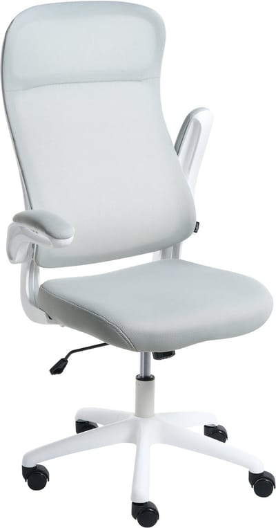 NEXEL - Bureaustoel - Lichtgrijs - Polyester