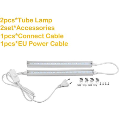 Full Spectrum Phytolamps T5 Tube Grow Tent Light Groente Bloem Zaad Groeilamp AC85-265V EU Plug LED Plant Groeilamp 2PCS T5 Tube Lamp