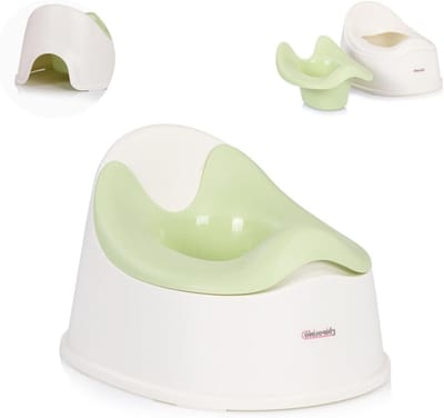 Kindert Potje - Potjestraining Hulpmiddel - Zindelijkheid Leren - Antislip Basis - 32 x 22 x 21 cm - Groen