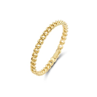Blush Ring 1229YGO/54 14k Geelgoud Gourmette Maat 54