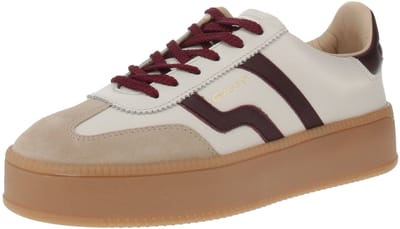 Gant Footwear 31531047 Cuzmani - Damestrainers - G933-Off-White-Plum-Red