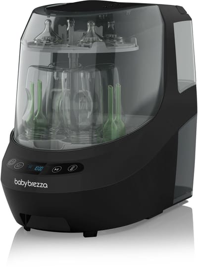 Baby Brezza Bottle Washer Pro – Flessenwasser, Sterilisator & Droger – Voor Babyflessen en Kolfonderdelen - Zwart