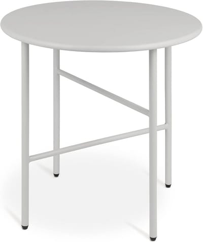 Ronde Bijzettafel Ø 44cm Lichtgrijs - Duurzaam en Scratch Resistant - Perfect voor Binnen en Buiten