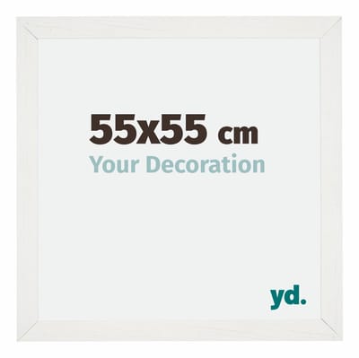 Your Decoration - Fotolijst 55x55 cm - MDF - Wit Geveegd - Mura