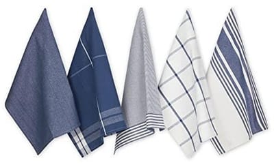 Geweven Vaatdoek Collectie Classic Oversized - 20x28, Nautisch Blauw, 5 Stuk