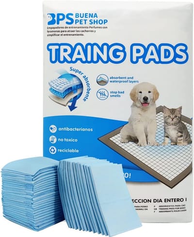 Dog Training Soakers Cat Odor with Pheromones for Puppies - Training Simplified - Pack of 40 (60 x 60 cm)
