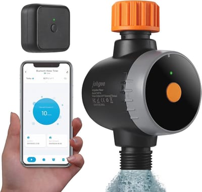 Slimme Wifi Irrigatietimer met App & Spraakbediening - Automatische Tuinirrigatie Klok IPX5 Waterdicht