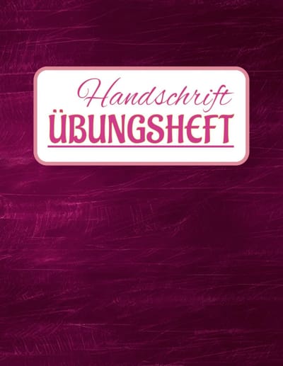 Handschrift Oefenboek - Schrijfontwikkeling - Kinderen Leren Schrijven - Brede Lijnen Stippen - 21x28 cm