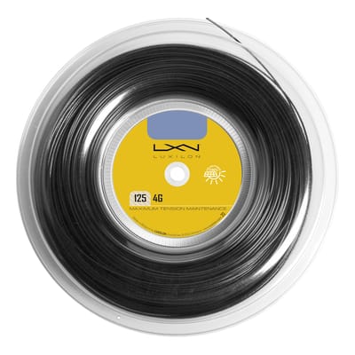 Luxilon 4G Rol Snaren 200m-Zwart