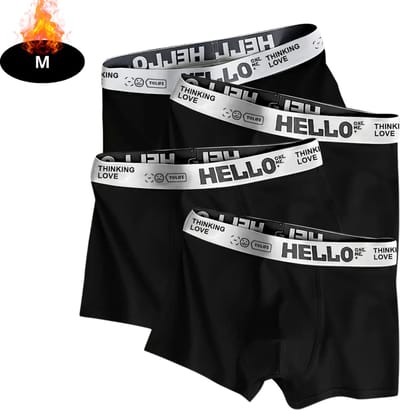 Nivard Onderbroeken Heren - Boxershort - Ondergoed - Boxer - Underwear - Mannen - 4 Pack - Zwart - M