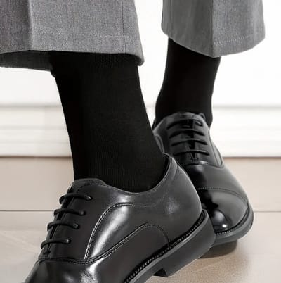 Dutchers® 15 Paar Heren Sokken - Maat 43 46 - Zwart - Business Sokken - Naadloos teen gedeelte - Perfect voor werkgelegenheden of buitenactiviteiten - Zacht & comfortabel - Ademend