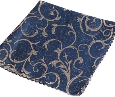 Diner servetten - Stoffen servetten - Tafel decoratie - Jacquard weving - 48 x 48 cm - Blauw
