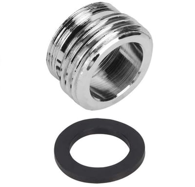 Allecto - Verchroomd Messing Keuken Kraan Adapter - Tuinslang