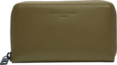 LIEBESKIND BERLIN Portemonnee Paper Bag Carter Frieda Ziparound Wallet Tea Olijfgroen