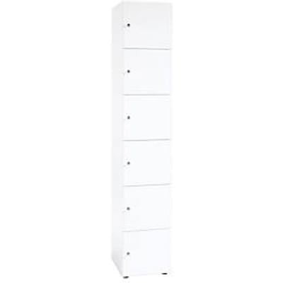Lockerkast 6OH Wit,6xDS