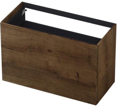 INK - Onderkast 2 Laden Push To Bestaande Uit: - 1000x450x650 Mm - Chocolate Fineer