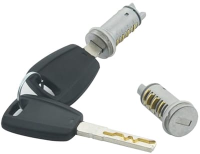 Cilinderslot Deurslot Set voor F-T 500 Panda Punto Romeo 156