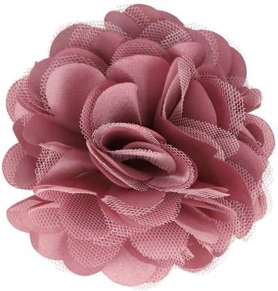 Haarsoires Haarspeld Duckklem 8cm – Haarbloem - Oudroze - Sterke Haarclip voor Styling & Dagelijks Gebruik - Hair Clip - Decoratieve Haaraccessoire