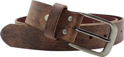 Beste riemen voor mannen/vrouwen leer bruin - Taillemaat 100 - Luxe Riemen - Leren riem heren bruin - Bruine riem